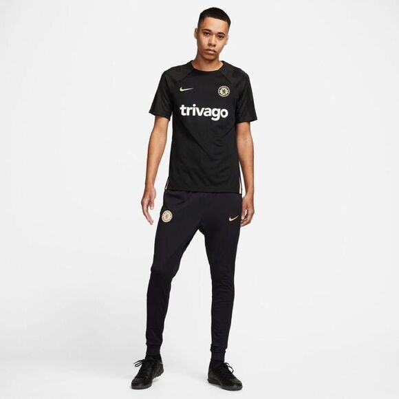 Nike Chelsea FC Strike Jogger Pant Dri-Fit Soccer DX3517-426 Black Gold Men's XL - Picture 13 of 13